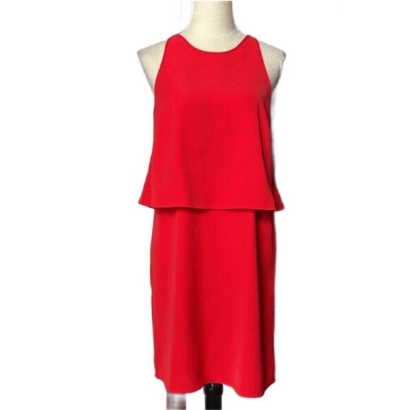 Y.A.S. ASOS Bright Red Yassandia Layered Sleeveless Dress (Size: Small) - Picture 7 of 14